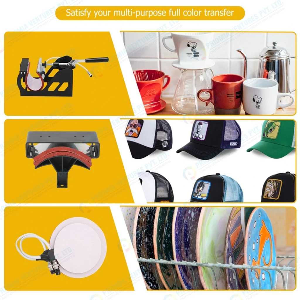 Sublimation 5 in 1 Combo Heat Press Machine