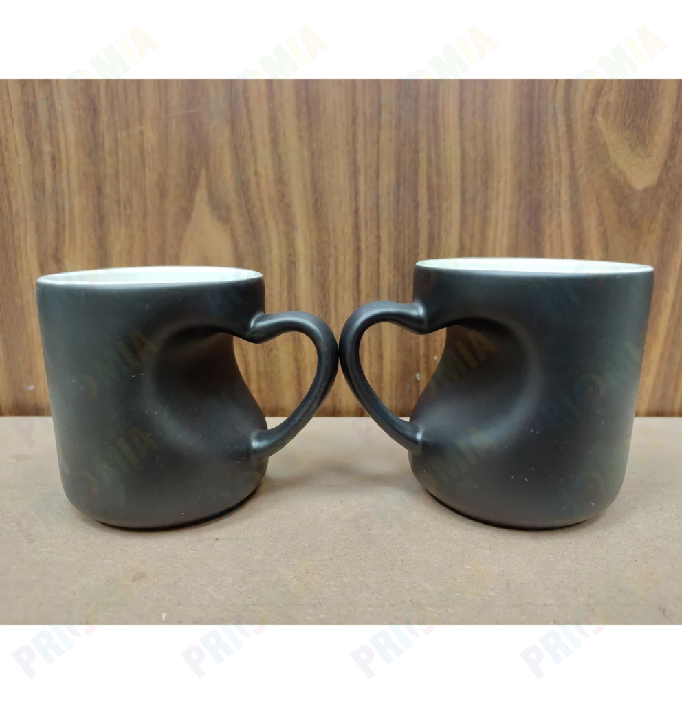 Sublimation Heart Cut Magic Mug