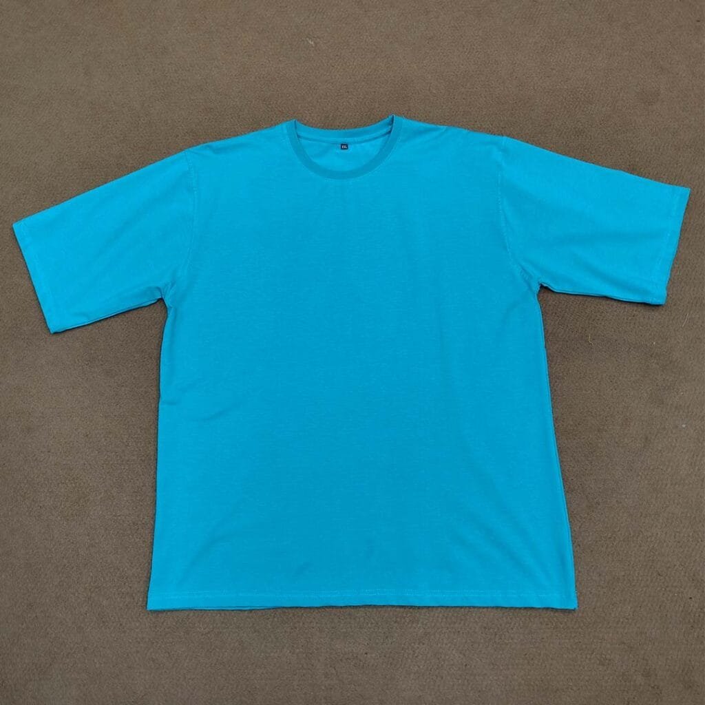 Cotton Lycra Oversized Drop Shoulder T-shirt