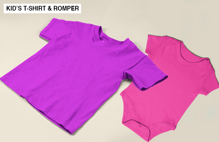 Sublimation Kids T-Shirt & Romper