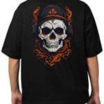 Skull Print Oversize T-Shirt