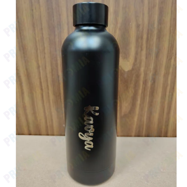 Customized Black Stainless Steel Water Bottle
