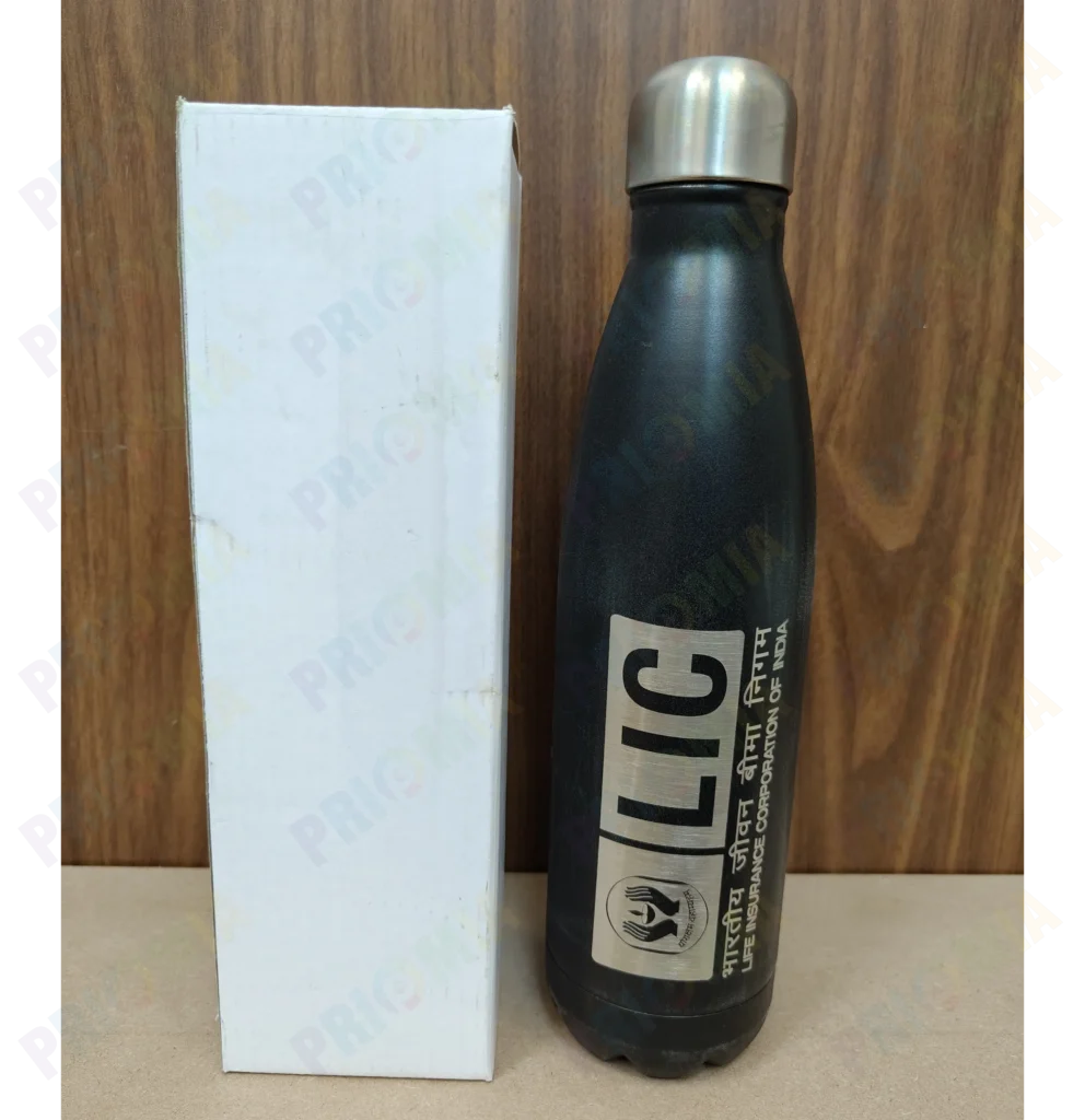 Customized Promotional Black Stainless Steel Water Bottle