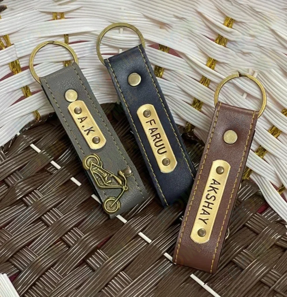 Customized Leather Keychain