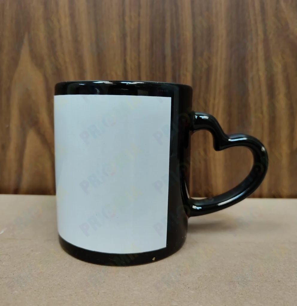 Sublimation Heart Handle Patch Mug
