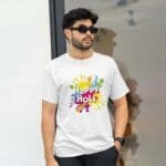 Happy Holi Printed T-shirt