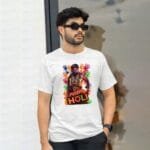 Pushpa Printed Holi T-Shirt
