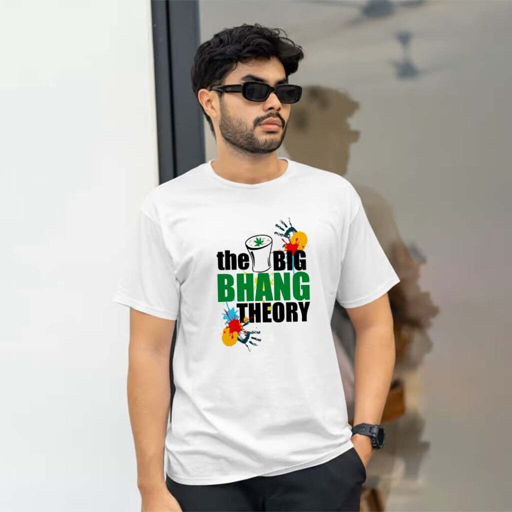 The Big Bhang Theory Holi T-shirt