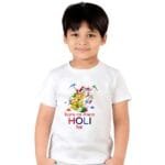 Bura na mano holi hai printed kid's holi t-shirt.