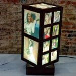 Sublimation Led Wooden Revolving Photo Frame