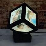 Sublimation Led Wooden Revolving Photo Frame