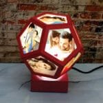 Sublimation Led Wooden Revolving Photo Frame 2