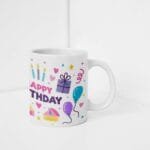 Happy Birthday Printed Mug