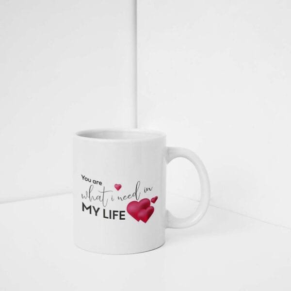 happy anniversary printed mug