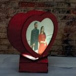 Sublimation Led Wooden Revolving Photo Frame 3