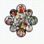 Sublimation MDF Wall Clock Photo Frame 4