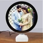 Sublimation Glass Magic Mirror Round Photo Frame