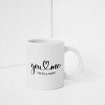 happy anniversary printed mug