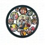 Sublimation MDF Wall Clock Photo Frame 6