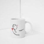 happy anniversary printed mug