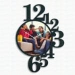 Sublimation MDF Wall Clock Photo Frame 8