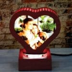 Sublimation Led Wooden Revolving Photo Frame