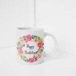 Happy Birthday Printed Mug