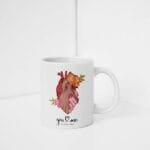 happy anniversary printed mug