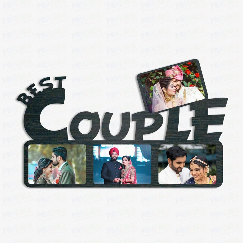 Sublimation MDF Best Couple Photo Frame