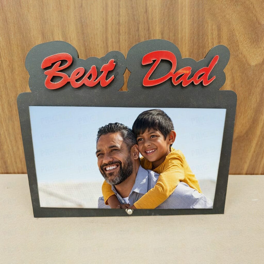 Sublimation MDF Best Dad Photo Frame