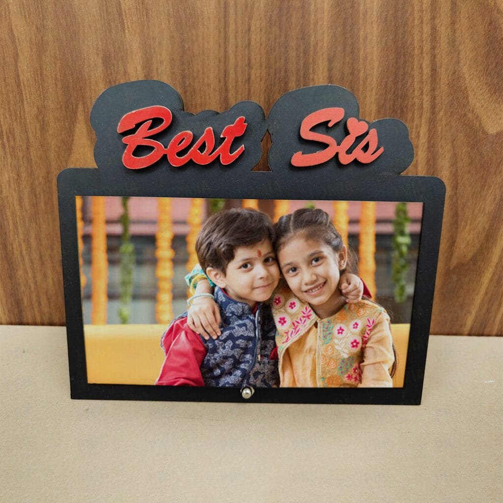 Sublimation MDF Best Sister Photo Frame