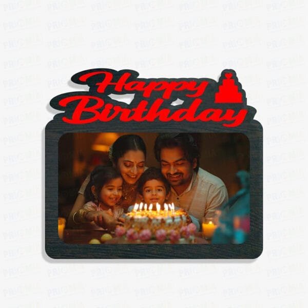 Sublimation MDF Happy Birthday Photo Frame