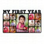 Sublimation MDF My First Year 2 Photo Frame