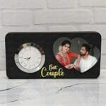 Sublimation Best Couple Clock MDF Photo Frame