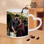 Sublimation Heart handle Mug