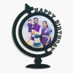 Sublimation Rounded Happy Birthday MDF Photo Frame