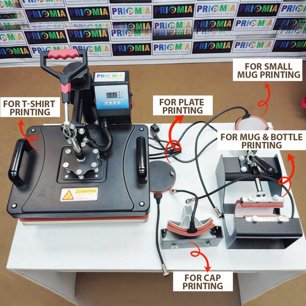 Sublimation 5 in 1 Combo Machine