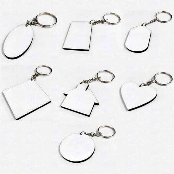Sublimation MDF Single Side Keychain