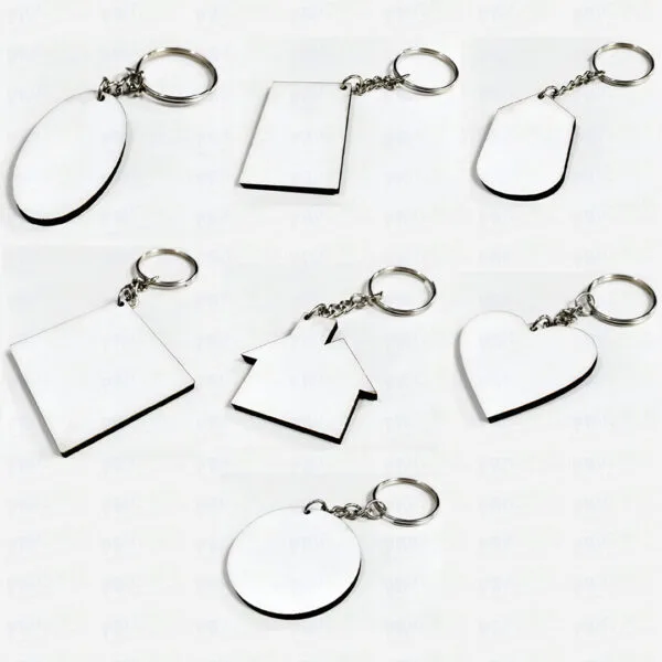 Sublimation MDF Single Side Keychain