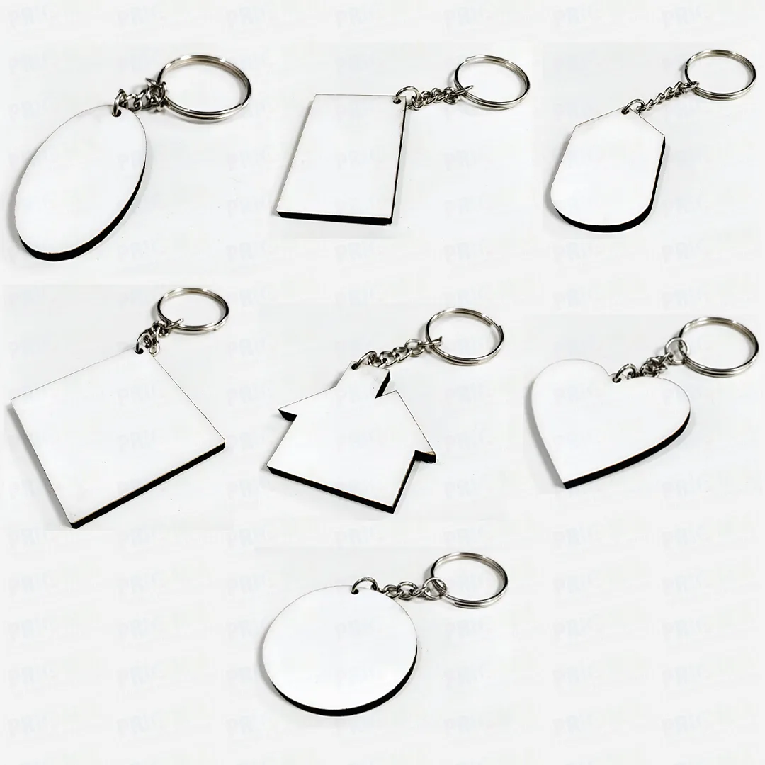 Sublimation MDF Single Side Keychain