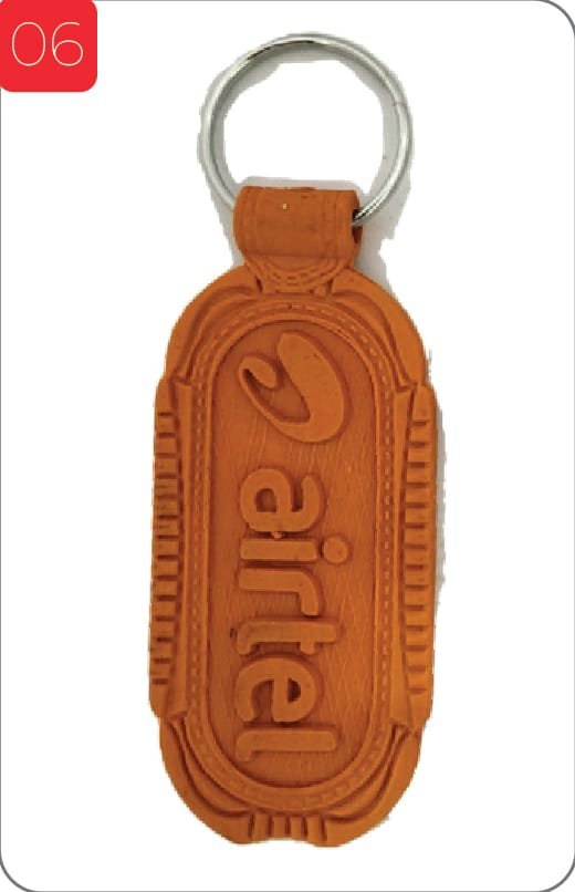 PVC Airtel Customize Keychain