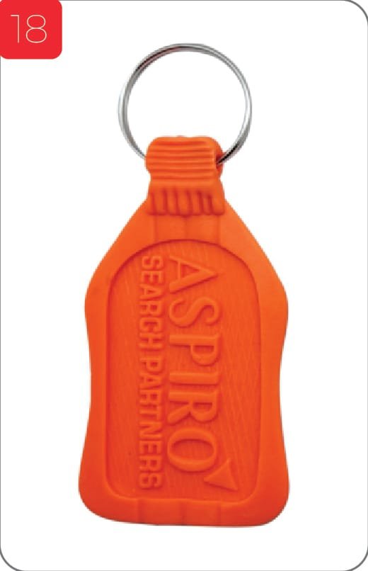 Aspiro PVC Customize Keychain
