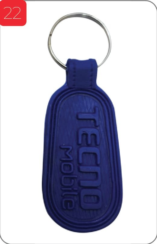 PVC Techno Mobile Customize Keychain
