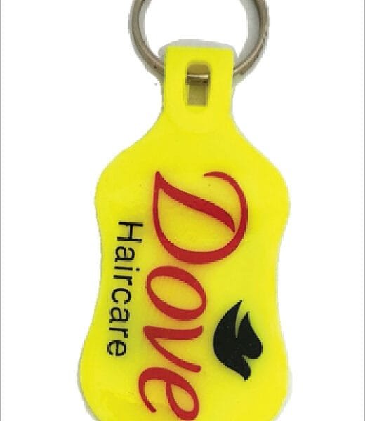 Dove Customize ABS Keychain