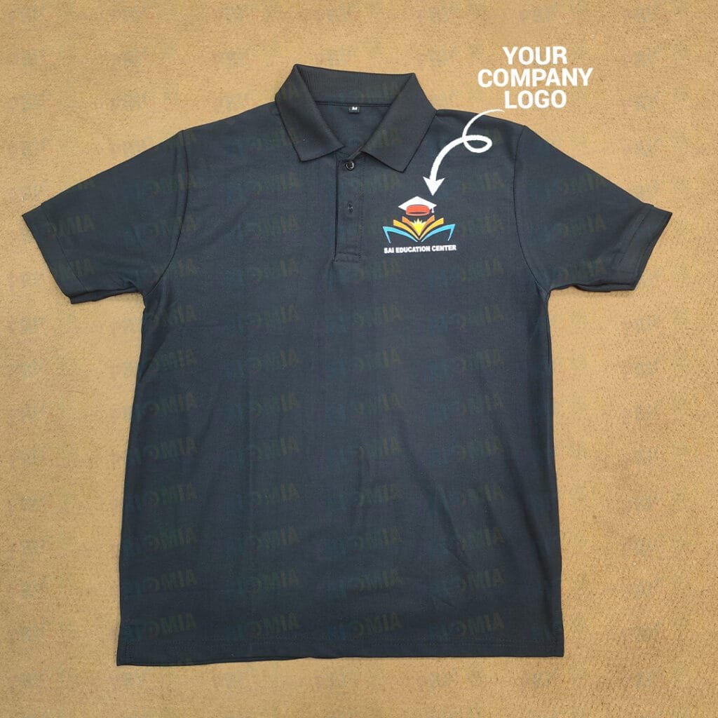 Printed Collar T-shirt