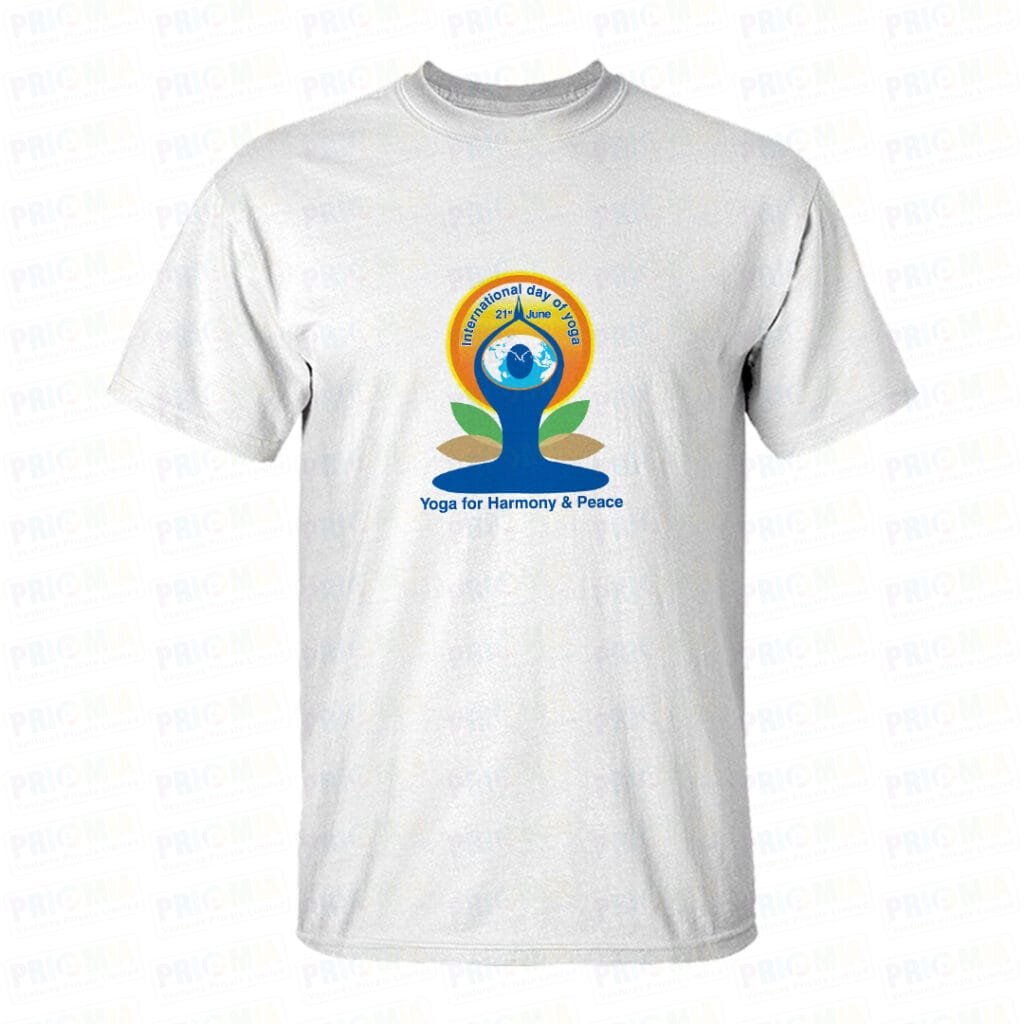 Yoga Day Printed T-shirt