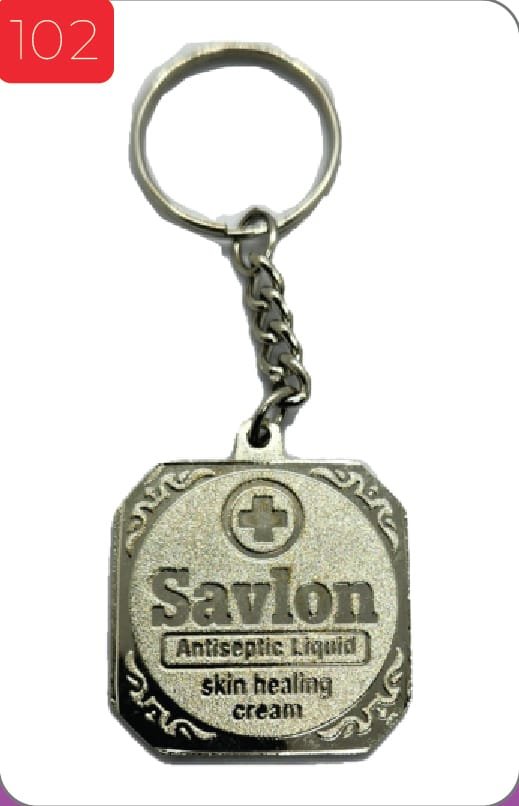 Customize Savlon Metal Keychain