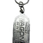 Printed WagonR Metal Keychain