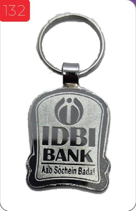 Customize IDBI Bank Metal Keychain