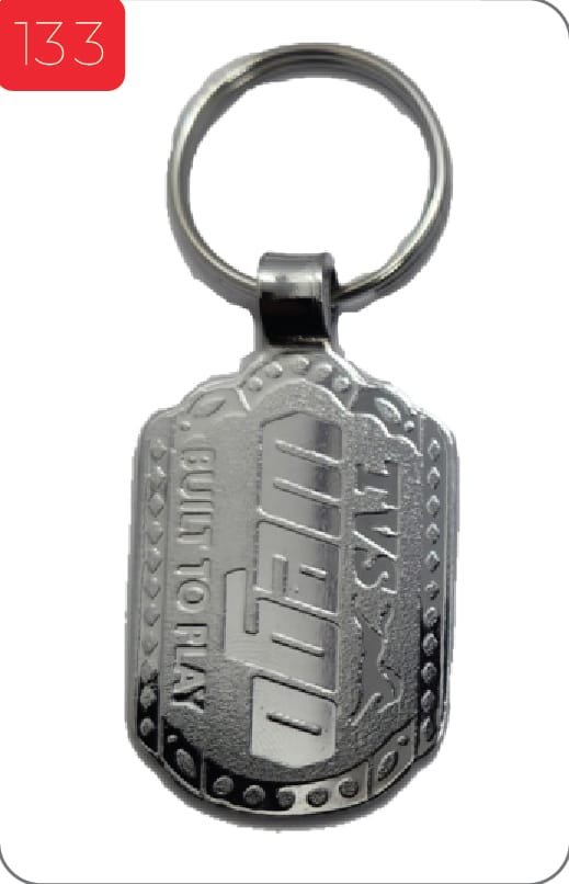 TVS Wego Customize Metal Keychain